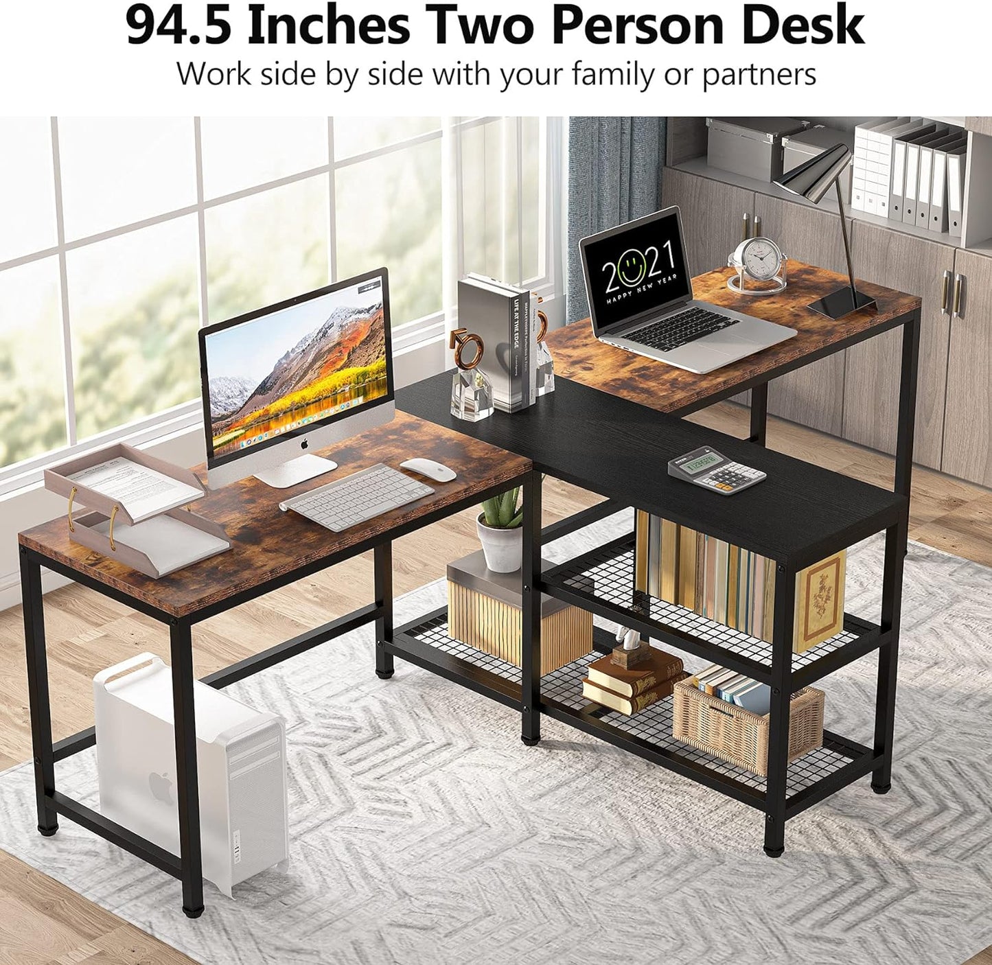 Two Person Desk, Workstation