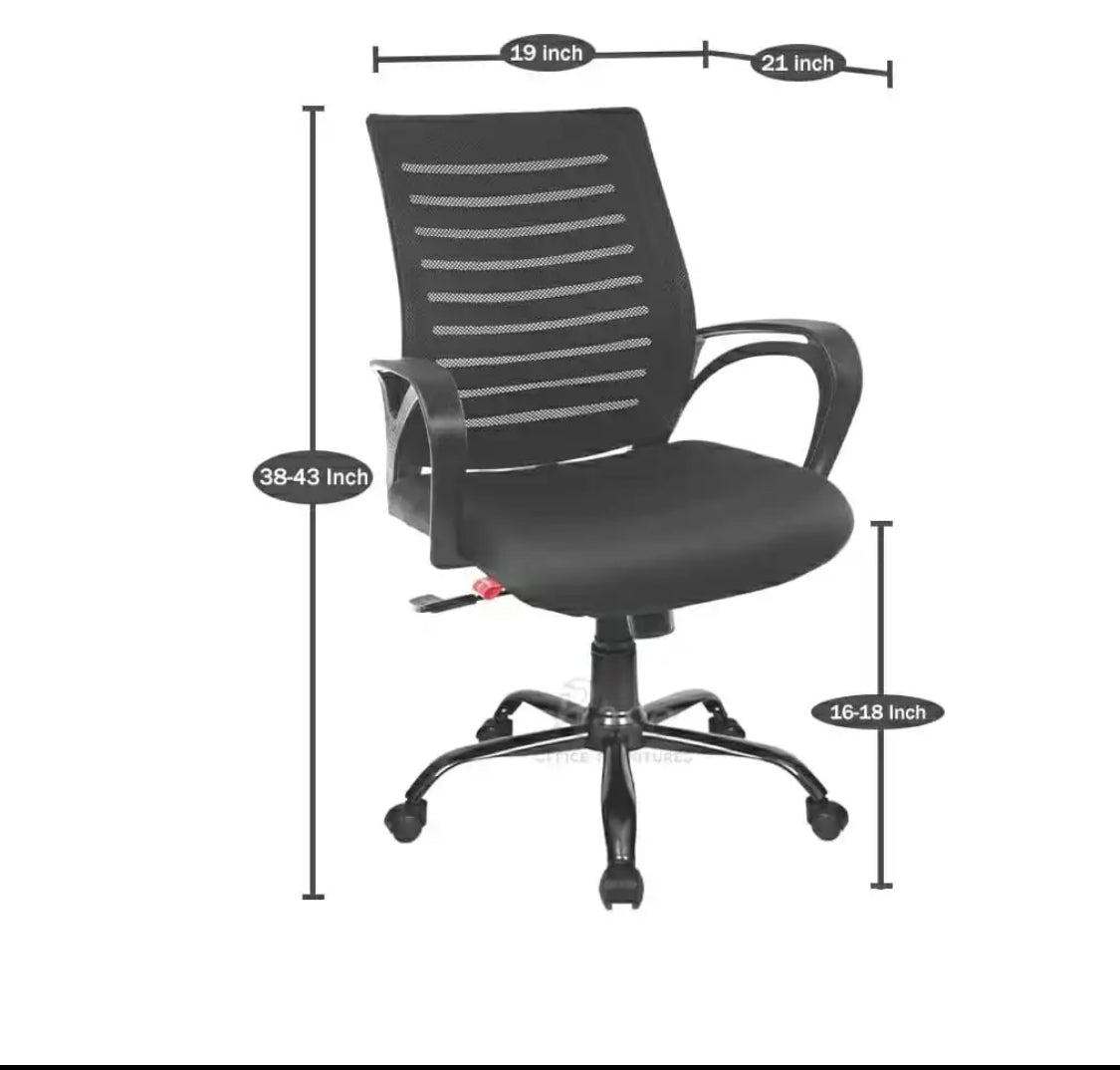 Simple office chair mesh