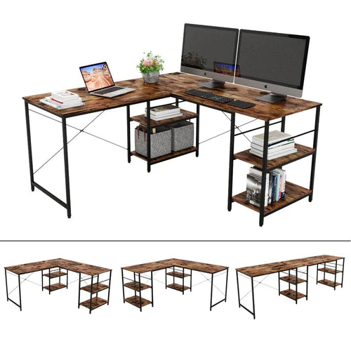 Proper Job Home Office Workstation Writing Organizer Desk Table