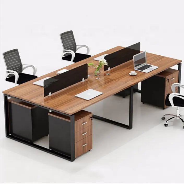 Modern simple steel Office Furniture people office partitions table workstation