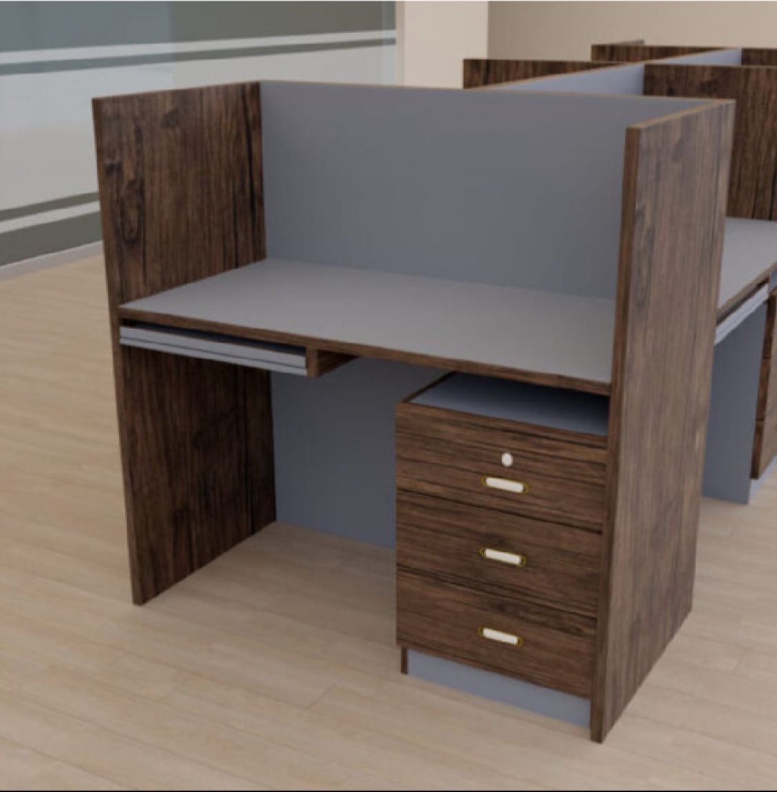 Cubicle Single Workstation Desk