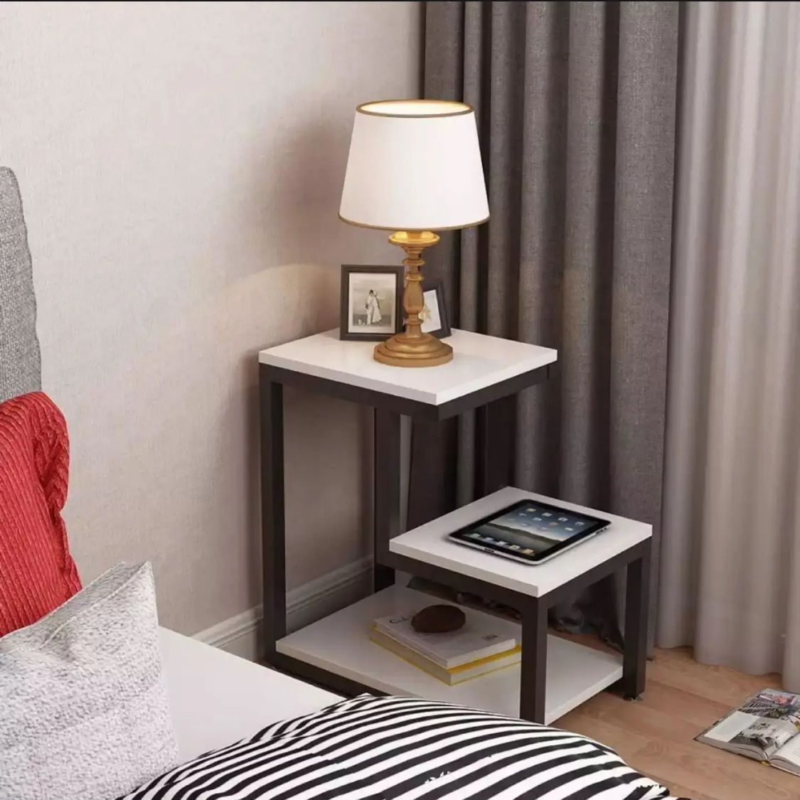 3-Tier Chair Side Table