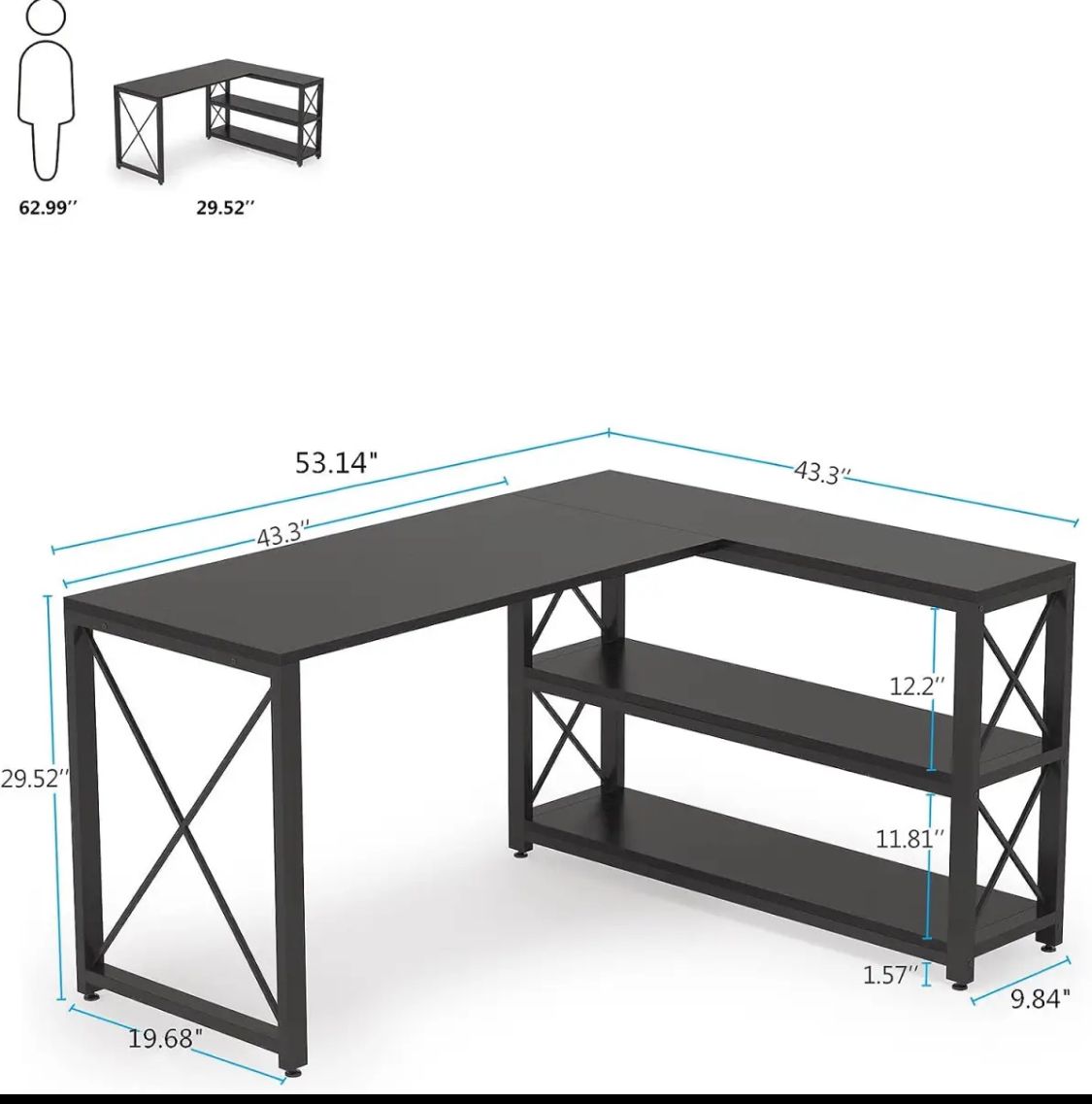 L Shaped Office Table