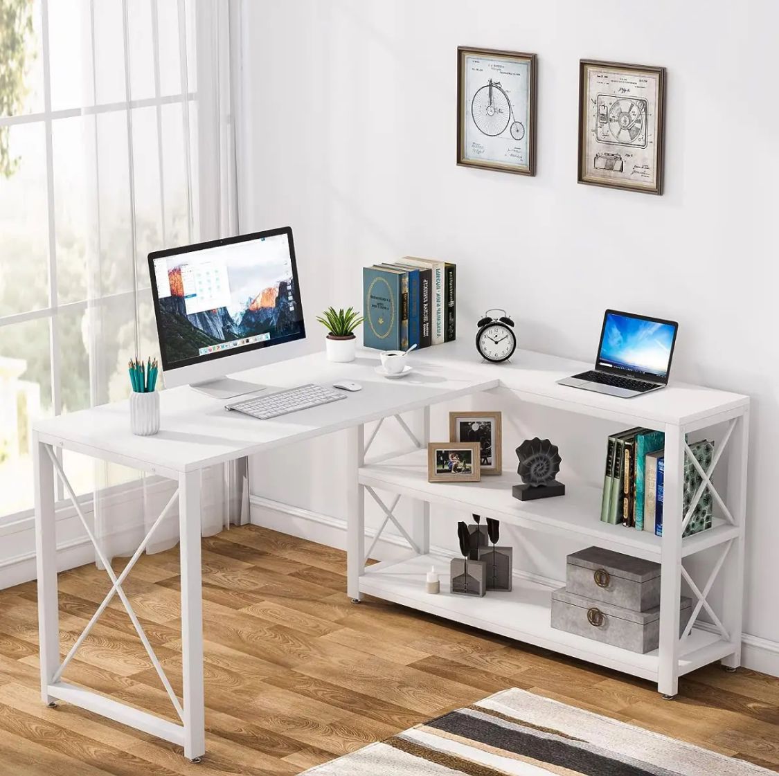 L Shaped Office Table