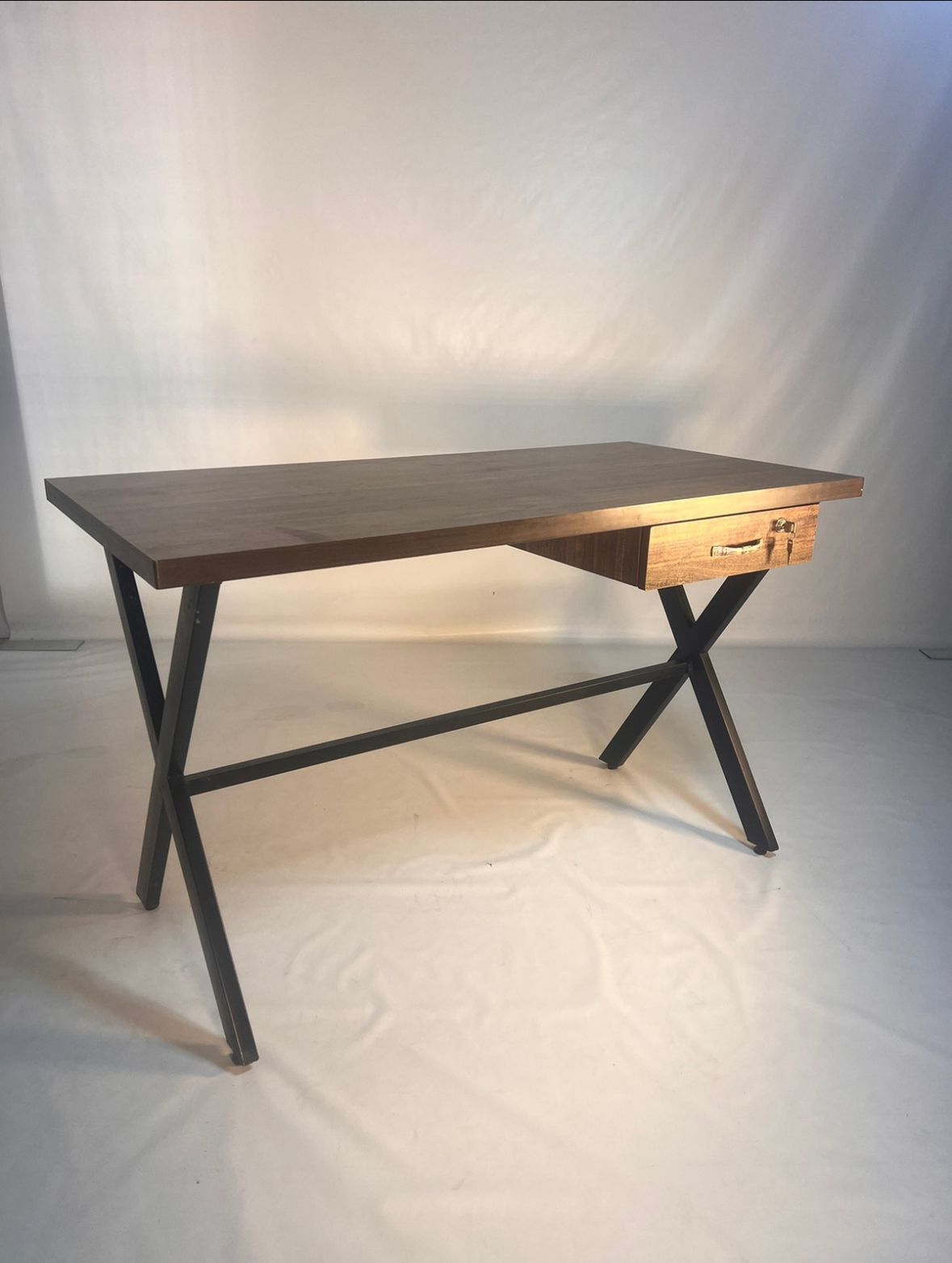 Study Table X frame with drawer