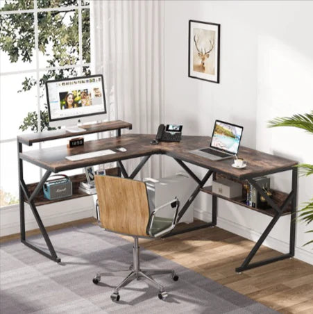 L Shaped Home Office Workstation